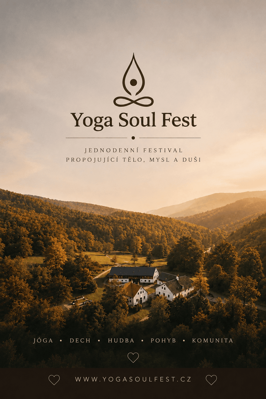 Yoga Soul Fest – jednodenní festival propojující tělo, mysl a duši. Jóga, dech, hudba, pohyb a komunita.